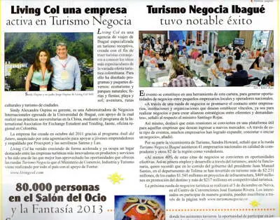 Living Col, una agencia activa en Turismo Negocia